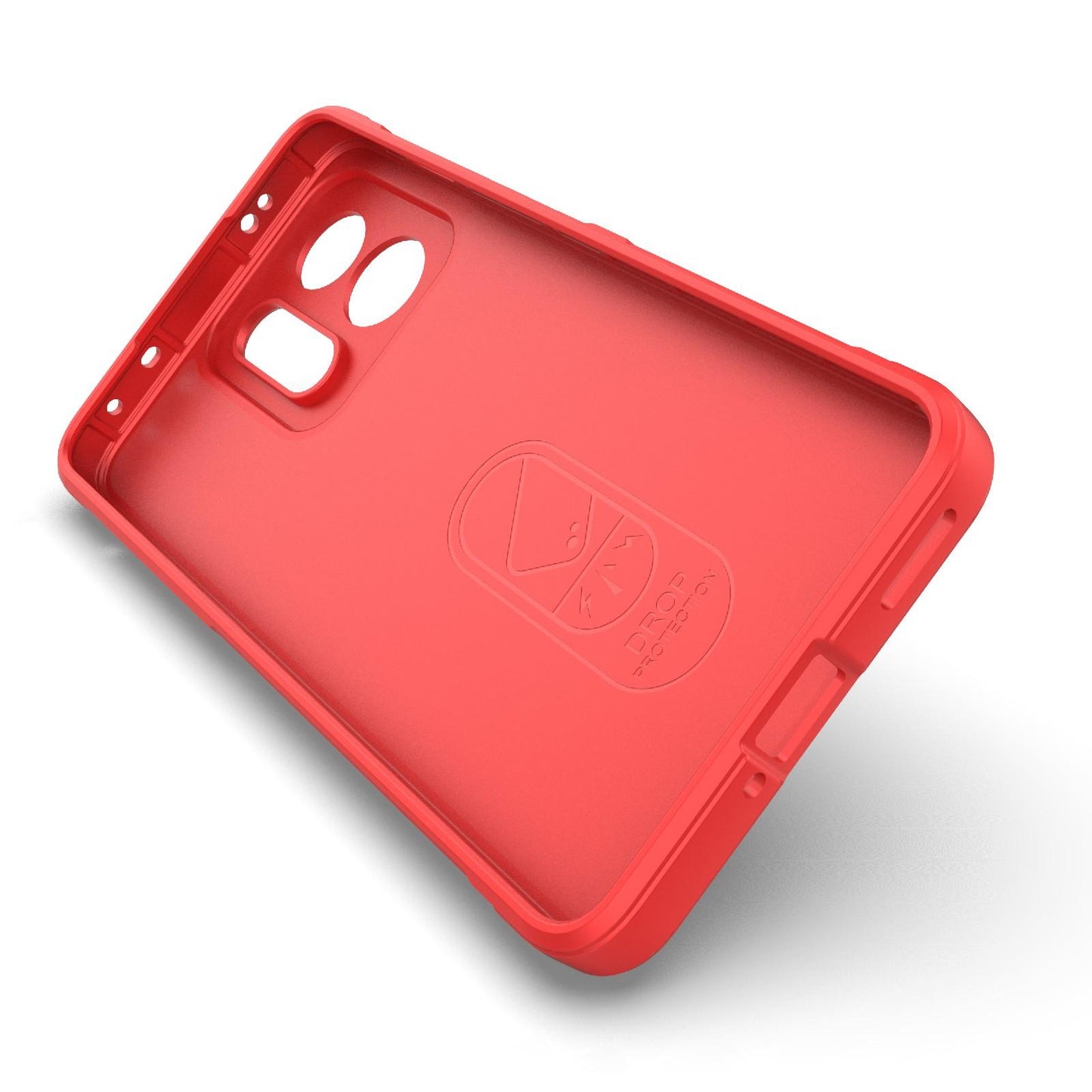 For OPPO K13 Turbo 5G / Turbo Pro 5G Magic Shield TPU + Flannel Phone Case(White)