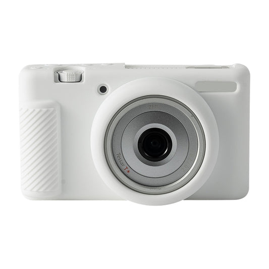 For Sony ZV-1F / ZV1 M2 Soft Silicone Protective Case(White)