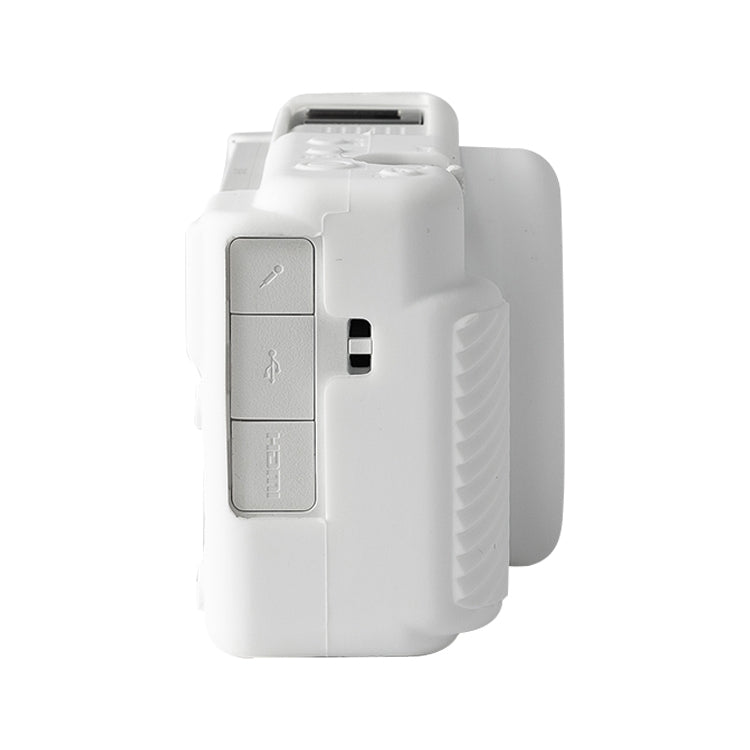 For Sony ZV-1F / ZV1 M2 Soft Silicone Protective Case(White)