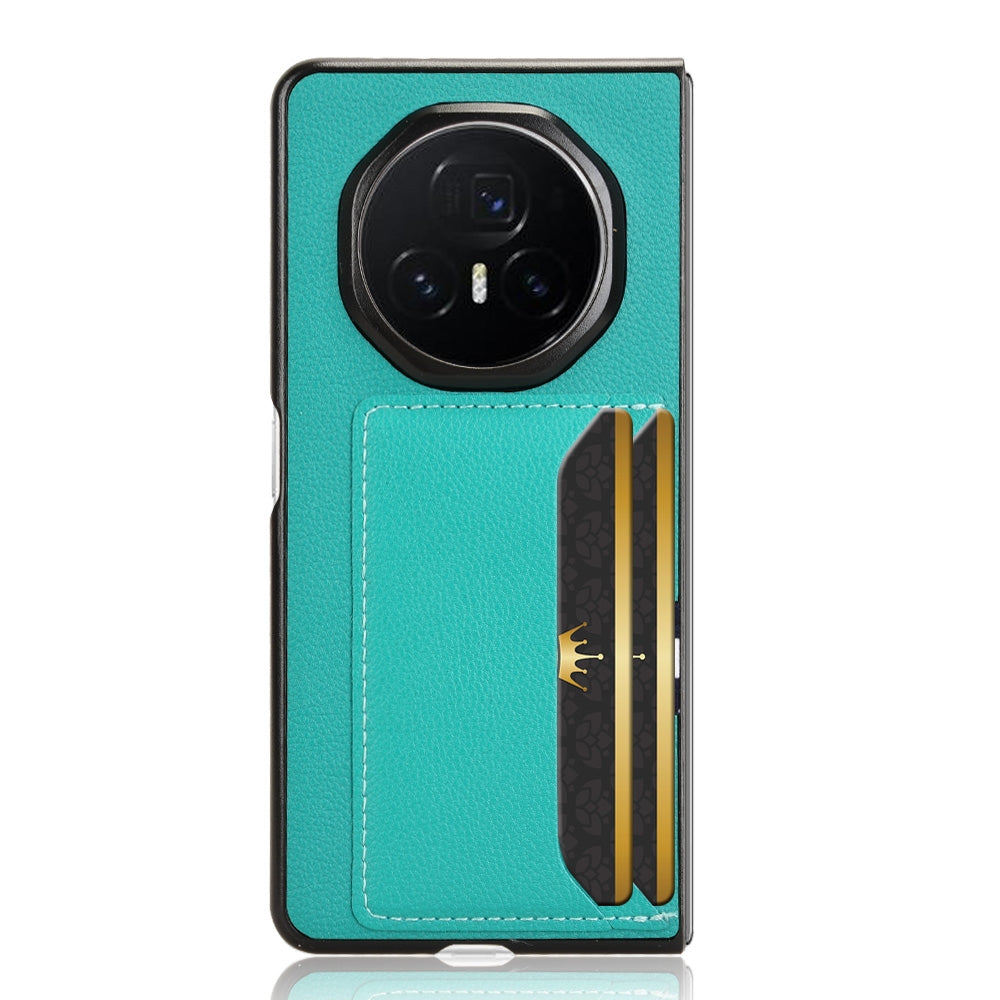 For Honor Magic V3 Litchi Texture Card Slot Phone Case(Green)