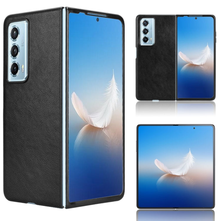 For Honor Magic Vs2 Litchi Texture Back Cover Phone Case(Black)