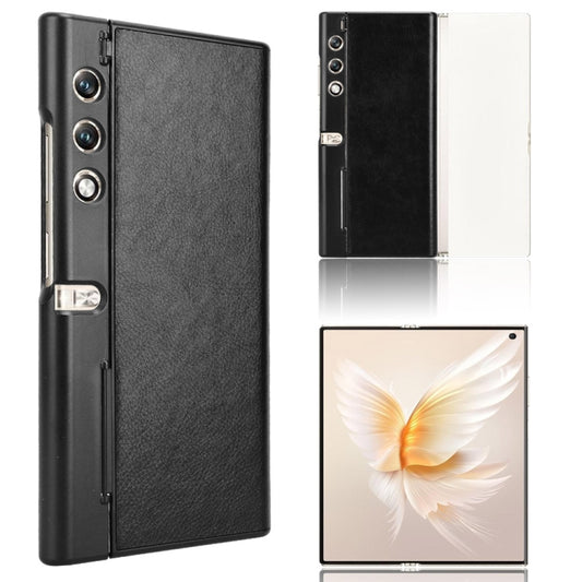 For Honor V Purse Litchi Texture Back Cover Phone Case(Black)