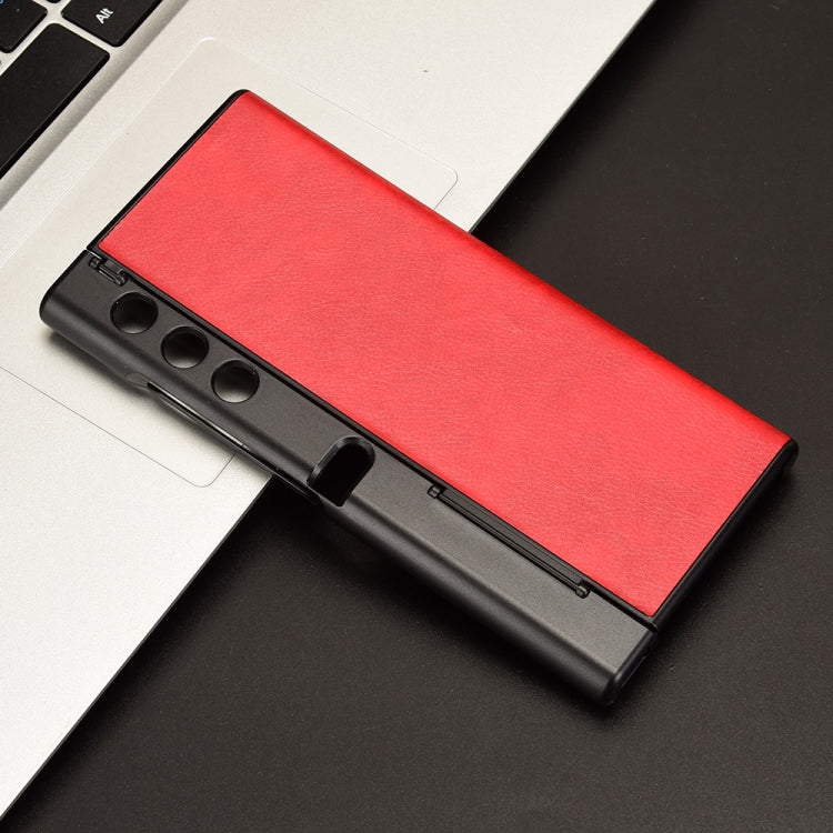 For Honor V Purse Litchi Texture Back Cover Phone Case(Red)