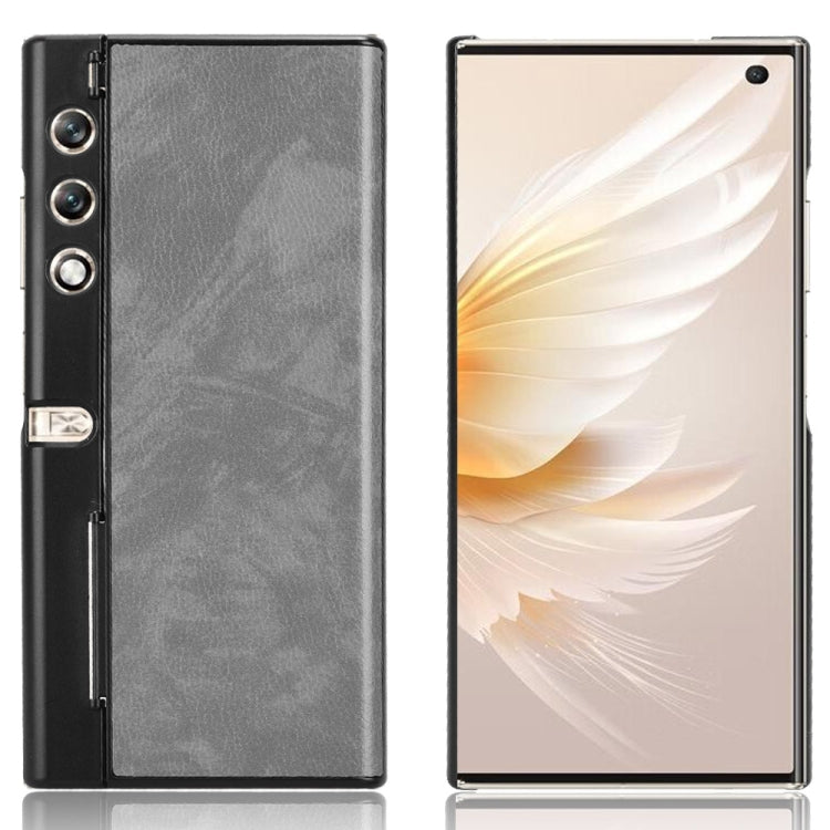 For Honor V Purse Litchi Texture Back Cover Phone Case(Grey)