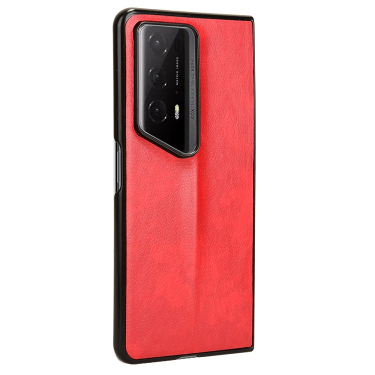 For Honor Magic V2 RSR Porsche Design Litchi Texture Back Cover Phone Case(Red)