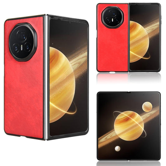 For Honor Magic V3 Litchi Texture Back Cover Phone Case(Red)