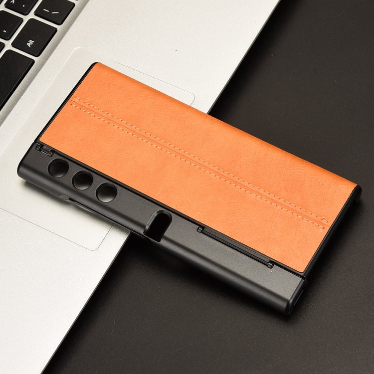 For Honor V Purse Cow Pattern Sewing Back Cover Phone Case(Yellow)