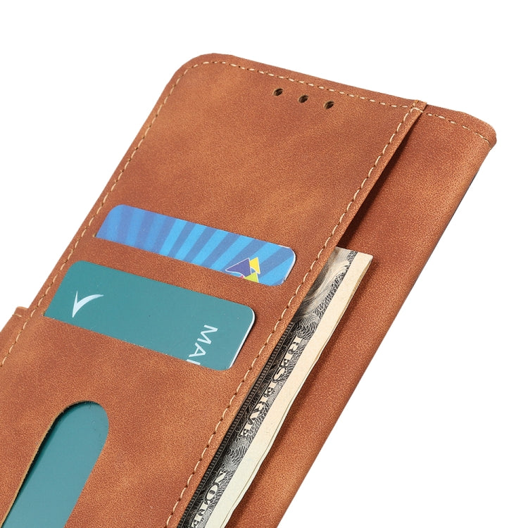 For Honor X8b KHAZNEH Retro Texture Flip Leather Phone Case(Brown)