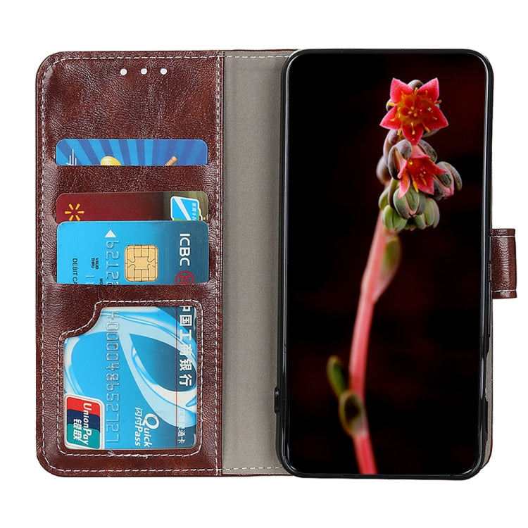 For Honor X9b Retro Crazy Horse Texture Flip Leather Phone Case(Brown)