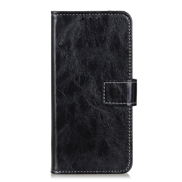 For Honor X8b Retro Crazy Horse Texture Flip Leather Phone Case(Black)