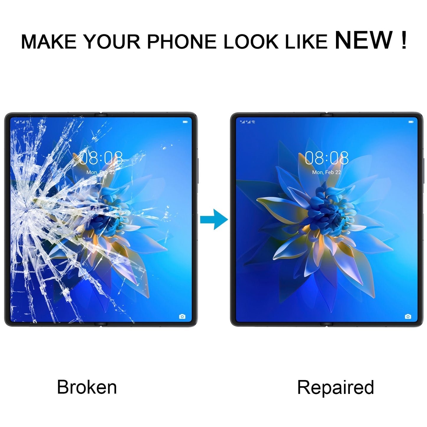 For Huawei Mate X2 LCD Screen Fold Film