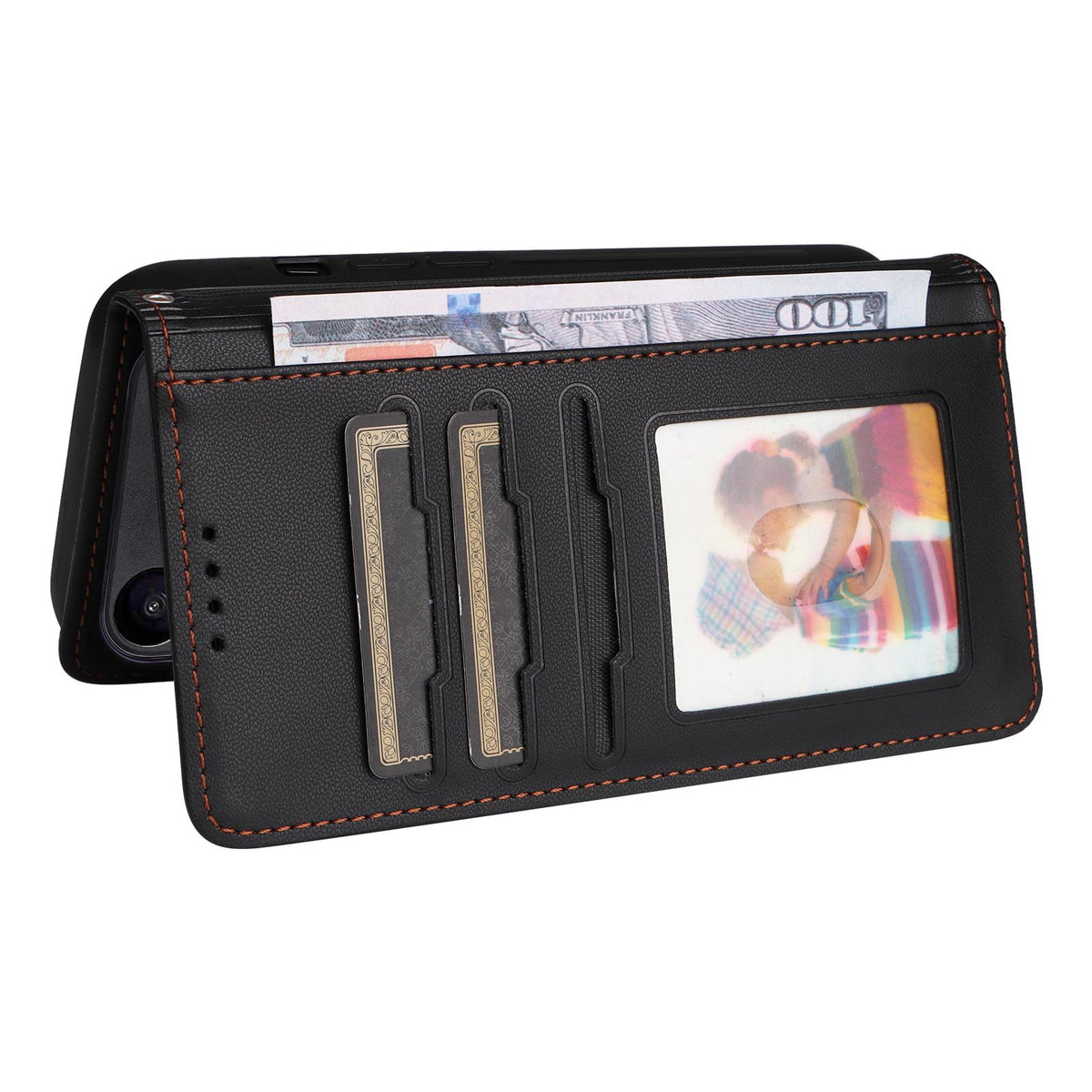 Compatible with iPhone 18 Pro Max & 17 Pro Max BETOPNICE BN-005 2 in 1 Detachable Imitate  Leather Phone Case - Black