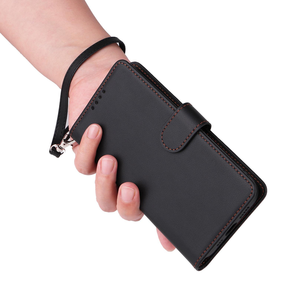 Compatible with iPhone 18 Pro Max & 17 Pro Max BETOPNICE BN-005 2 in 1 Detachable Imitate  Leather Phone Case - Black