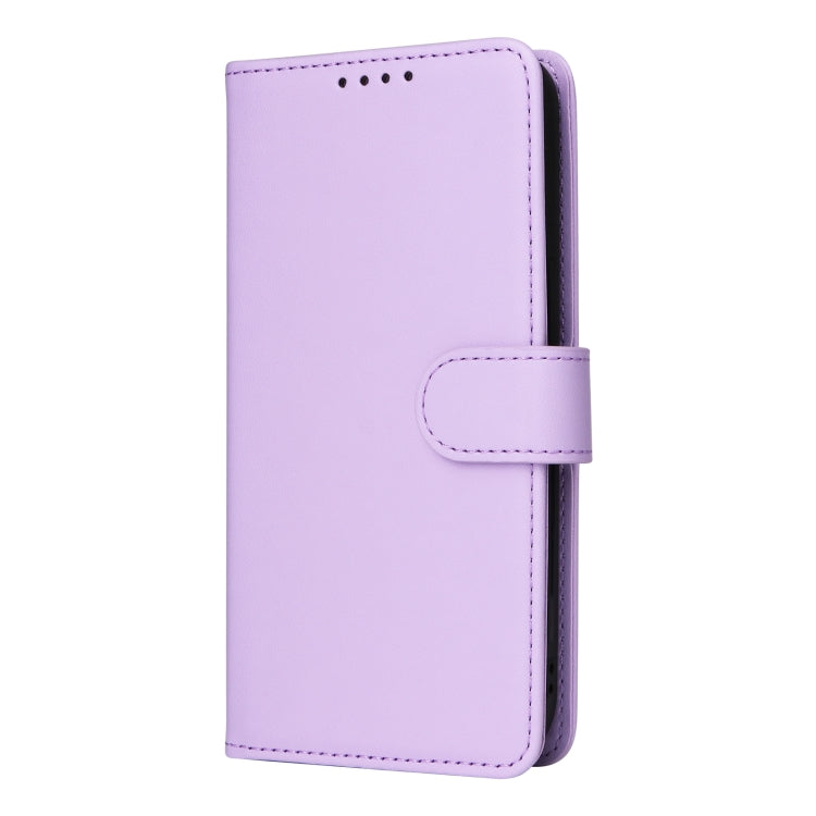 For Samsung Galaxy S24 5G BETOPNICE BN-005 2 in 1 Detachable Imitate Genuine Leather Phone Case(Light Purple)