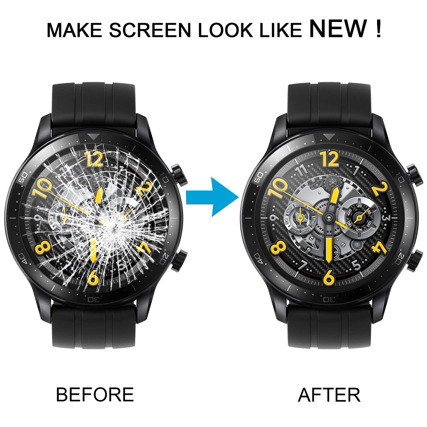 For Realme Watch S Pro Original LCD Screen with Digitizer Full Assembly