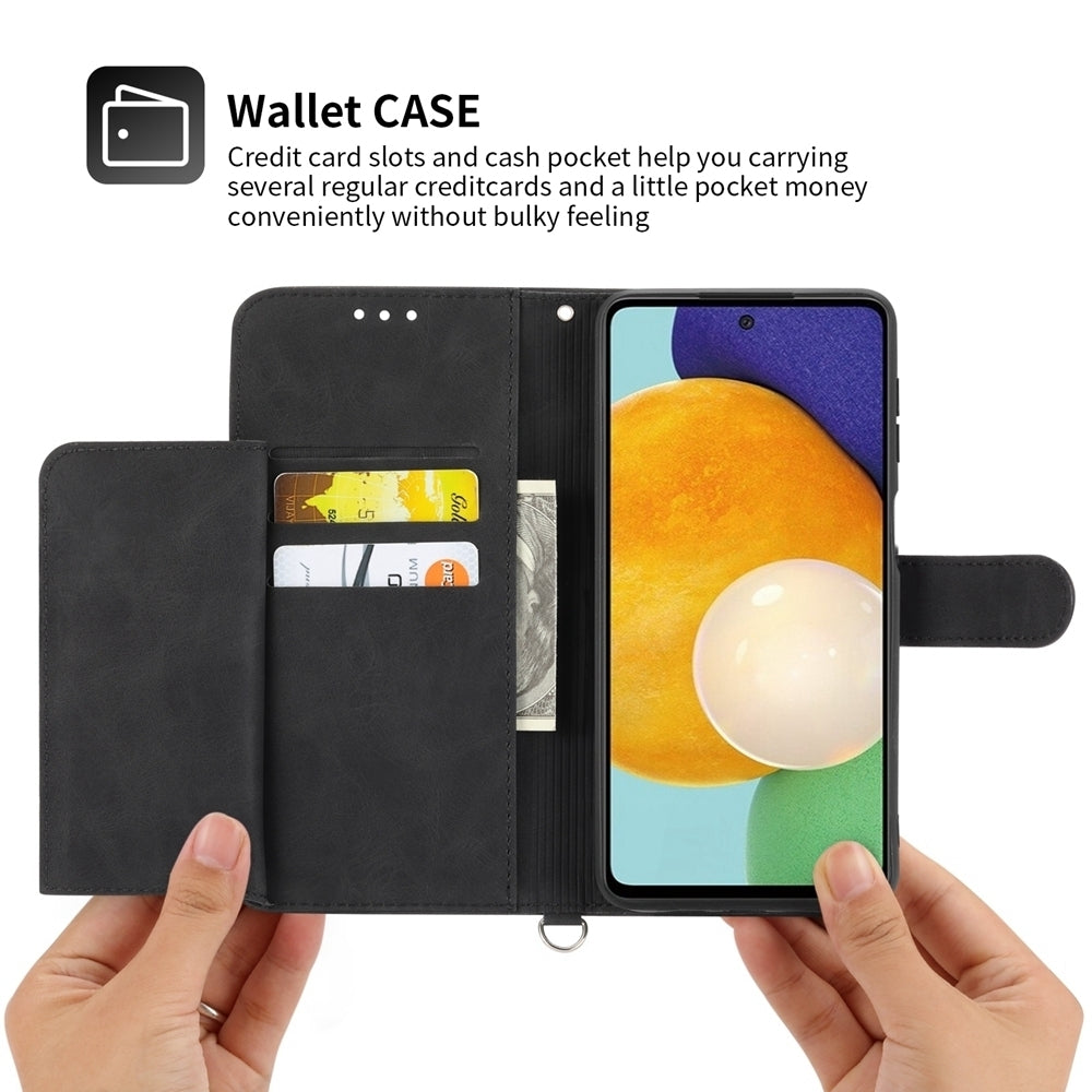 For iPhone 16e Skin-feel Flowers Embossed Wallet Leather Phone Case(Black)