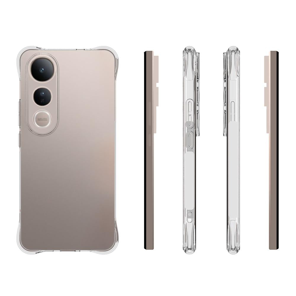 For vivo V50 Lite 5G Shockproof Non-slip Thickening TPU Phone Case(Transparent)