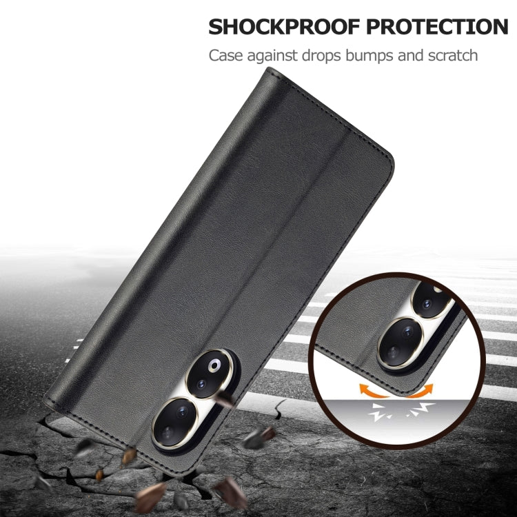For Honor 90 LC.IMEEKE Calf Texture Leather Phone Case(Black)