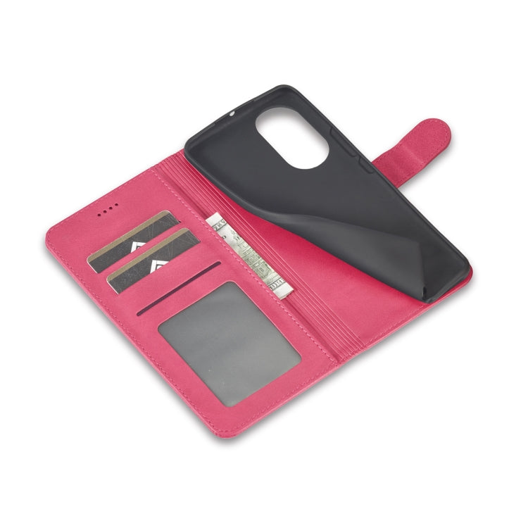 For Honor 90 LC.IMEEKE Calf Texture Leather Phone Case(Red)