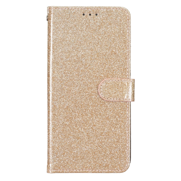 For Honor 90 Pro Glitter Powder Flip Leather Phone Case(Gold)