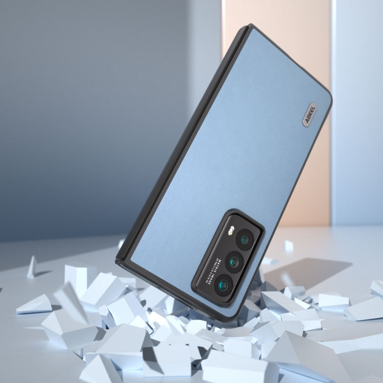 For Honor Magic Vs2 ABEEL Haze Texture PU Phone Case(Twilight Blue)