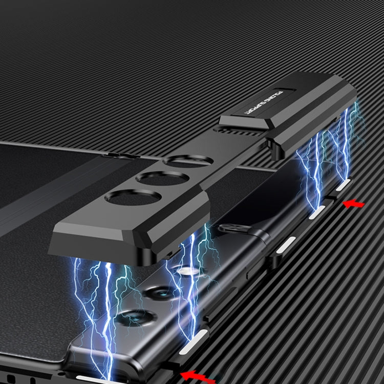 For Honor V Purse GKK Integrated Magnetic Folding Metal Full Coverage Phone Case(Gold)