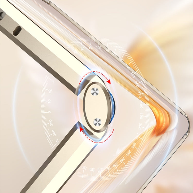 For Honor V Purse GKK Integrated Magnetic Folding Metal Full Coverage Phone Case(Gold)