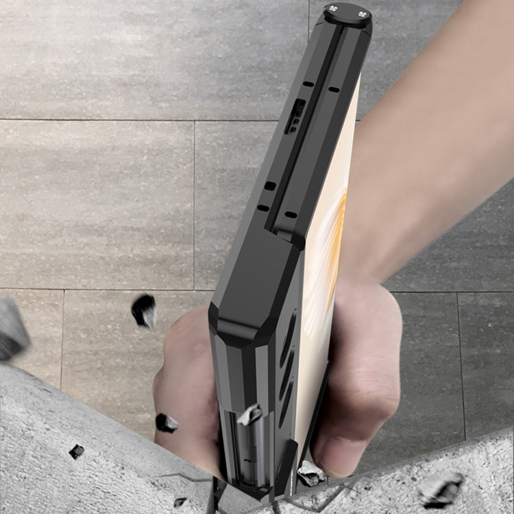 For Honor V Purse GKK Integrated Magnetic Folding Metal Full Coverage Phone Case(Gold)