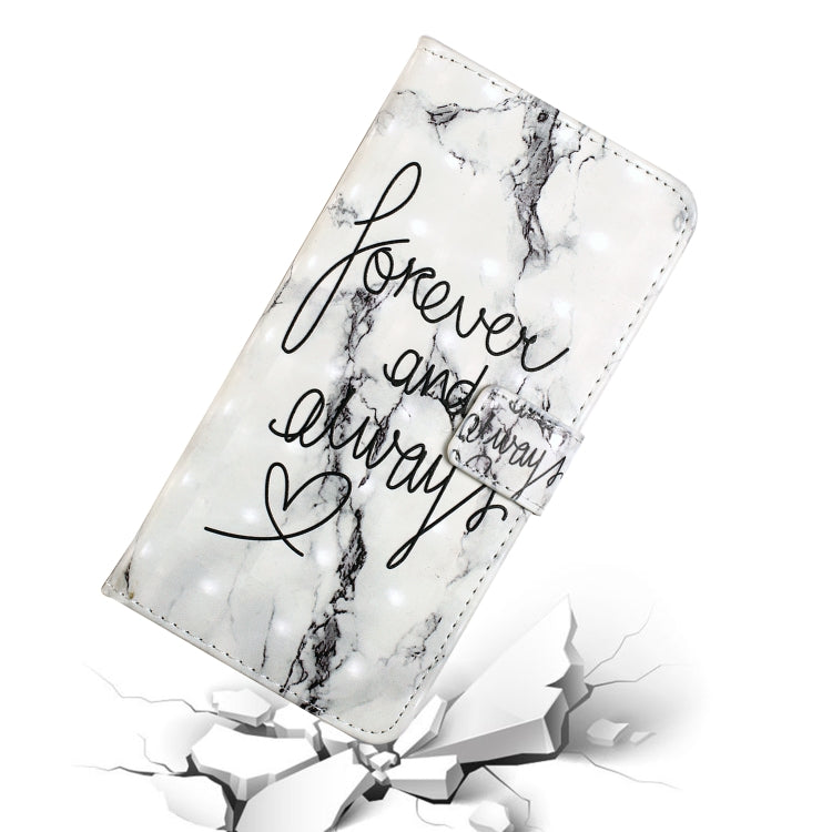 For Honor 10 Oil Embossed 3D Drawing Leather Phone Case(Words Marble)
