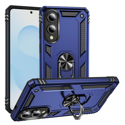 For Samsung Galaxy S25 Edge 5G Shockproof TPU + PC Phone Case(Blue)