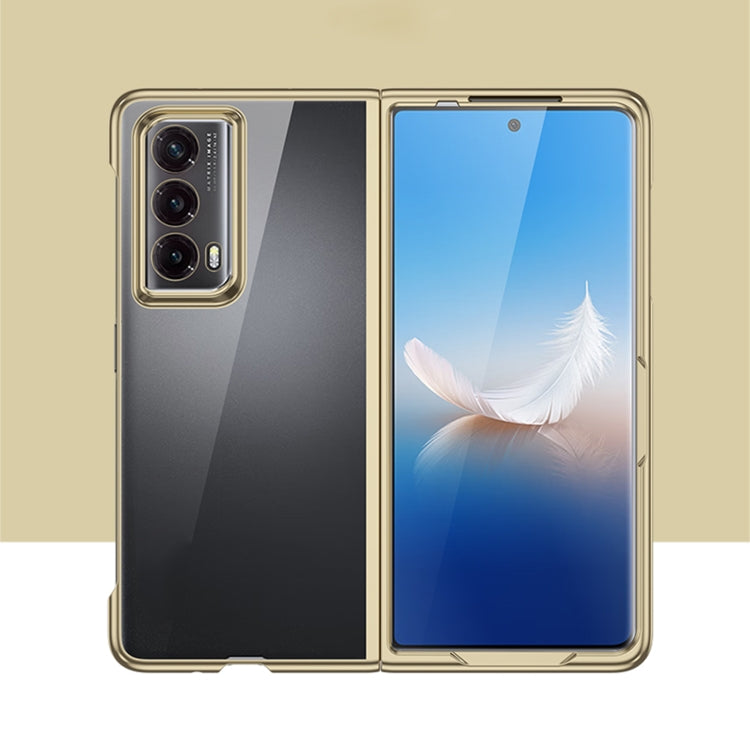 For Honor Magic VS2 6D Electroplate PC Phone Case(Gold)