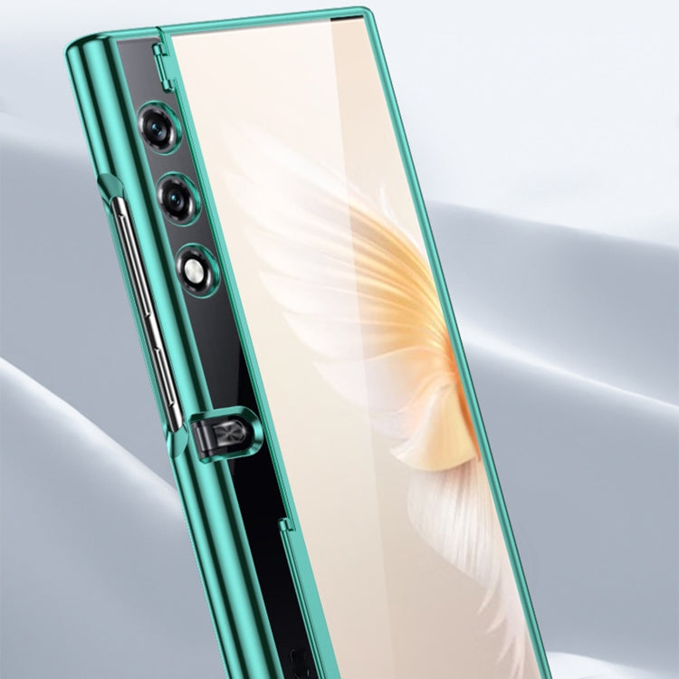 For Honor V Purse 6D Electroplate PC Phone Case(Green)