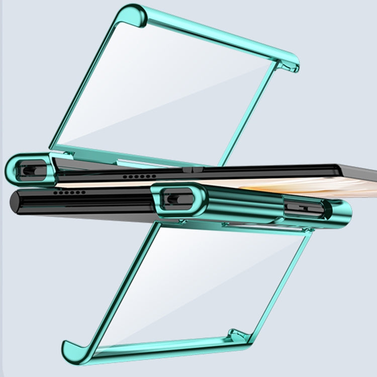 For Honor V Purse 6D Electroplate PC Phone Case(Green)