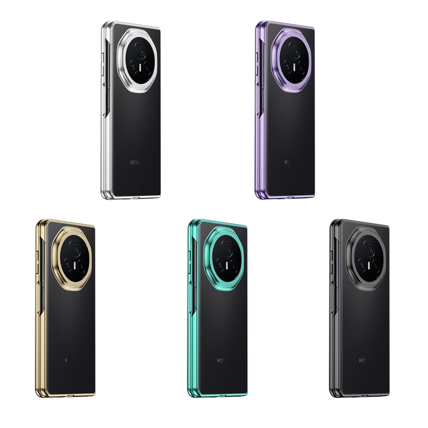 For Honor Magic V3 6D Electroplate PC Phone Case(Black)