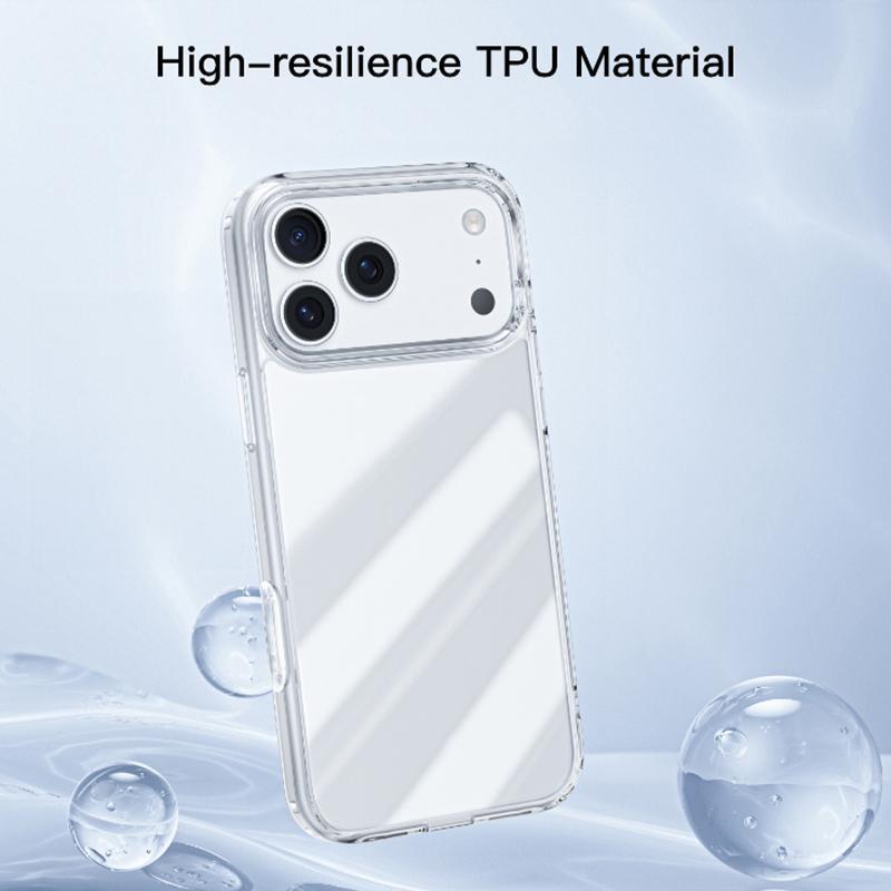 Compatible with iPhone 18 Pro Max Mutural Ice Series TPU Phone Case - Transparent