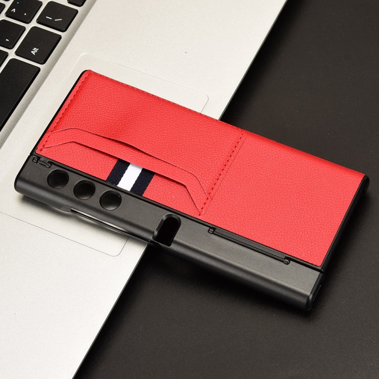 For Honor V Purse Litchi Texture Card Slots Back Cover Phone Case(Red)