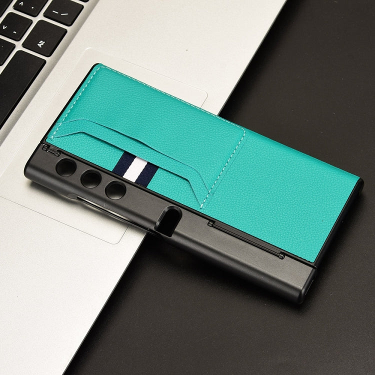 For Honor V Purse Litchi Texture Card Slots Back Cover Phone Case(Green)