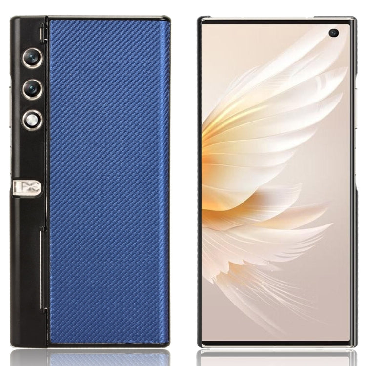 For Honor V Purse PU Leather PC Phone Case(Blue)