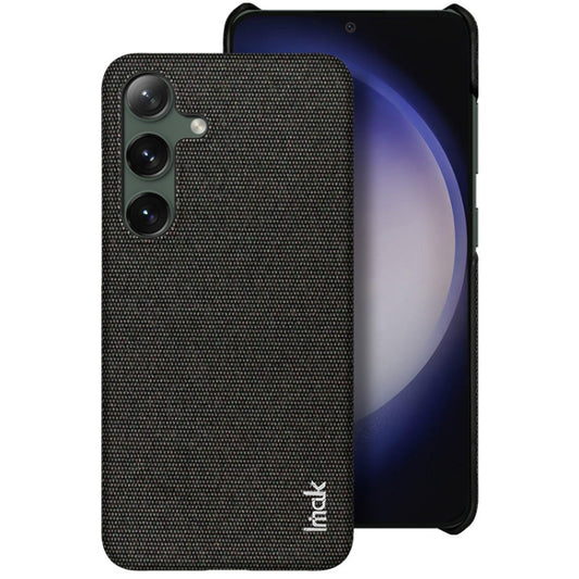 For Samsung Galaxy S24 5G imak Ruiyi Series Cloth Texture PU + PC Phone Case(Black)