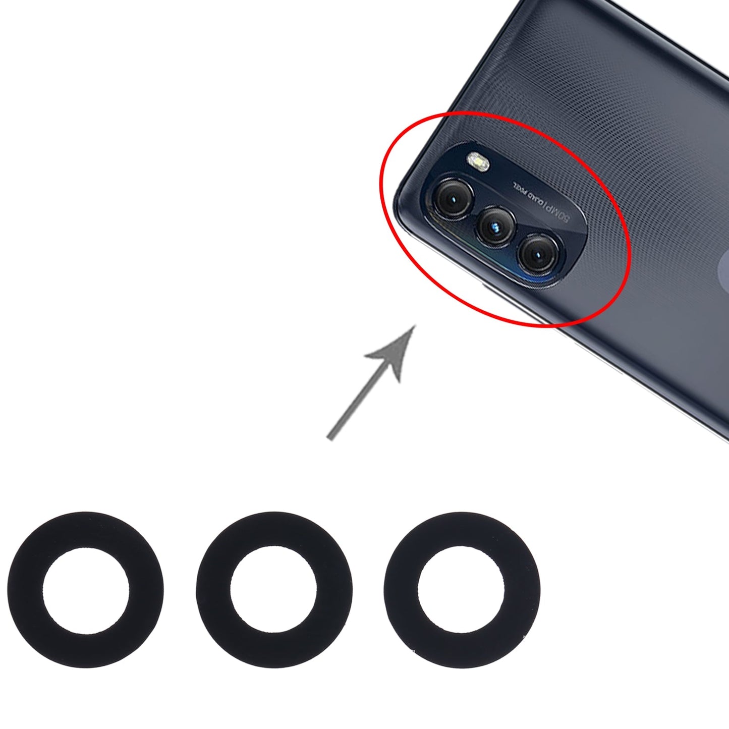 For Motorola Moto G 5G 2022 Back Camera Lens