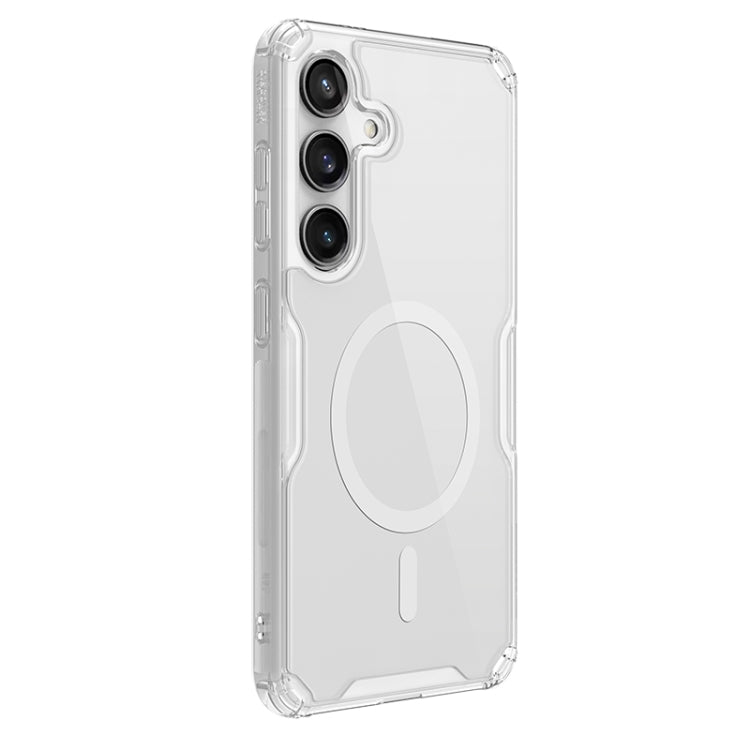 For Samsung Galaxy S24 5G NILLKIN Ultra Clear Magsafe PC + TPU Phone Case(Transparent)