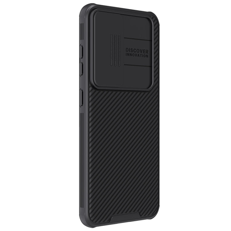 For Samsung Galaxy S24 5G NILLKIN Black Mirror Pro Series Camshield PC Phone Case(Black)