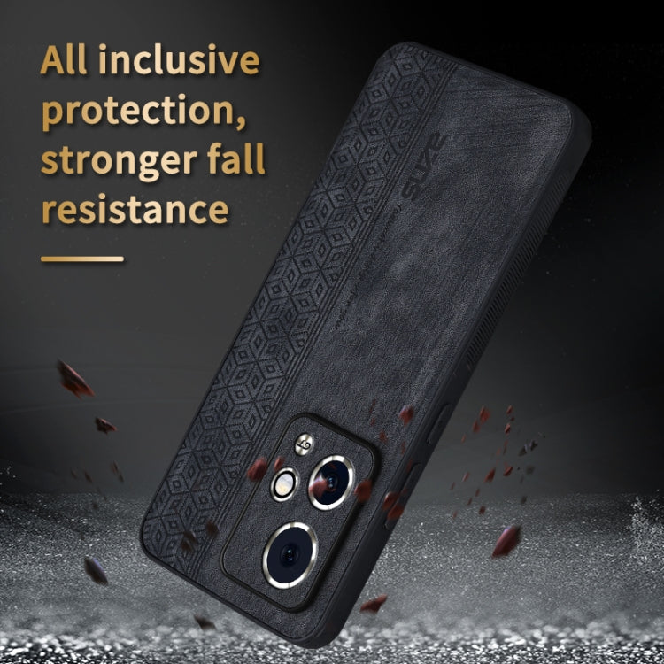 For Honor 90 GT AZNS 3D Embossed Skin Feel Phone Case(Black)