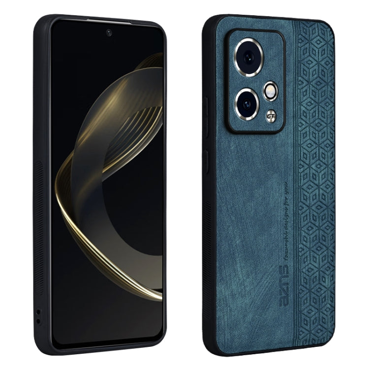 For Honor 90 GT AZNS 3D Embossed Skin Feel Phone Case(Dark Green)