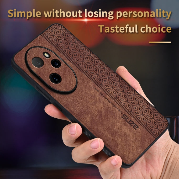 For Honor 100 Pro AZNS 3D Embossed Skin Feel Phone Case(Sapphire Blue)