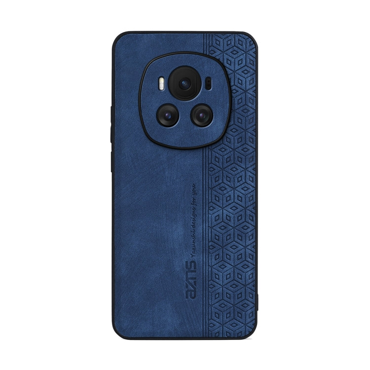 For Honor Magic6 AZNS 3D Embossed Skin Feel Phone Case(Sapphire Blue)