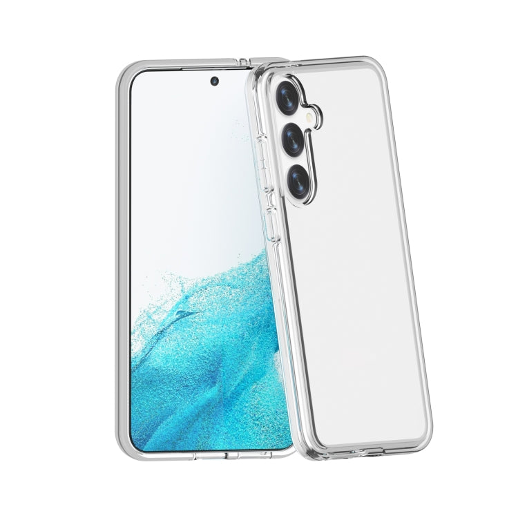 For Samsung Galaxy S24 5G Shockproof Terminator Glitter Powder Phone Case(Transparent)