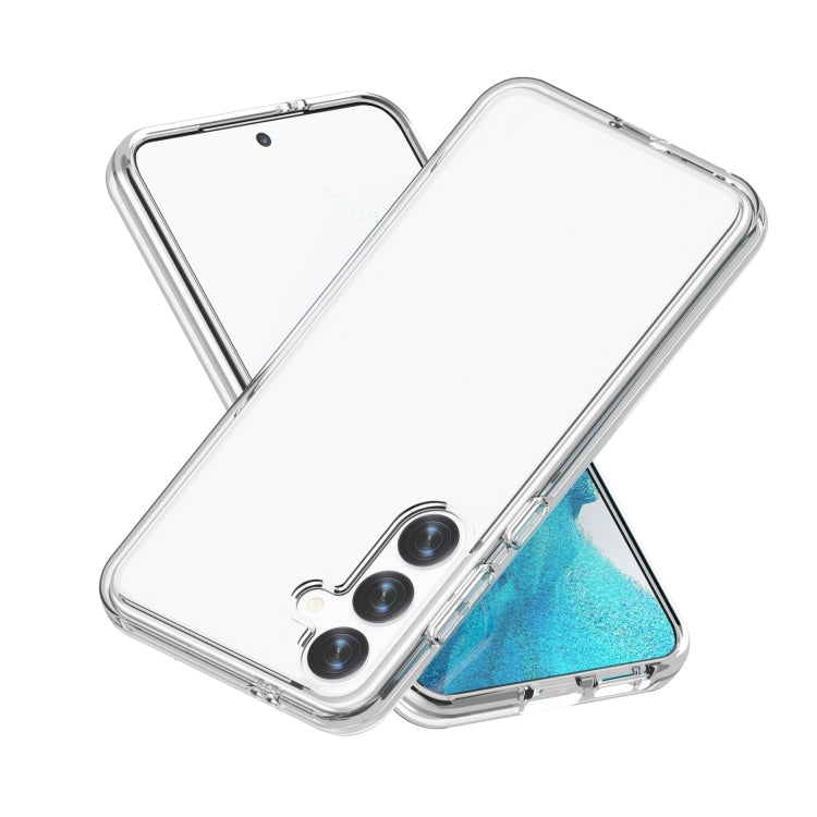 For Samsung Galaxy S24 5G Shockproof Terminator Glitter Powder Phone Case(Transparent)