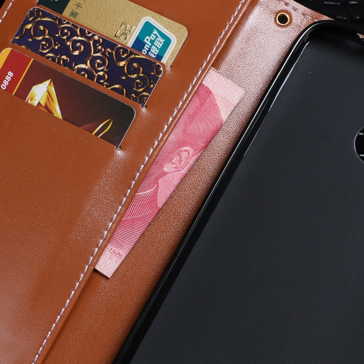 For Samsung Galaxy S24 5G idewei Crocodile Texture Leather Phone Case(Dark Blue)