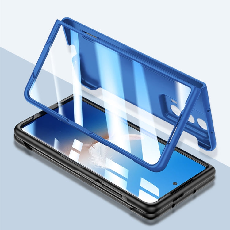 For Honor Magic Vs2 Integrated Skin Feel PC Phone Case with Pen / Pen Box(Green)